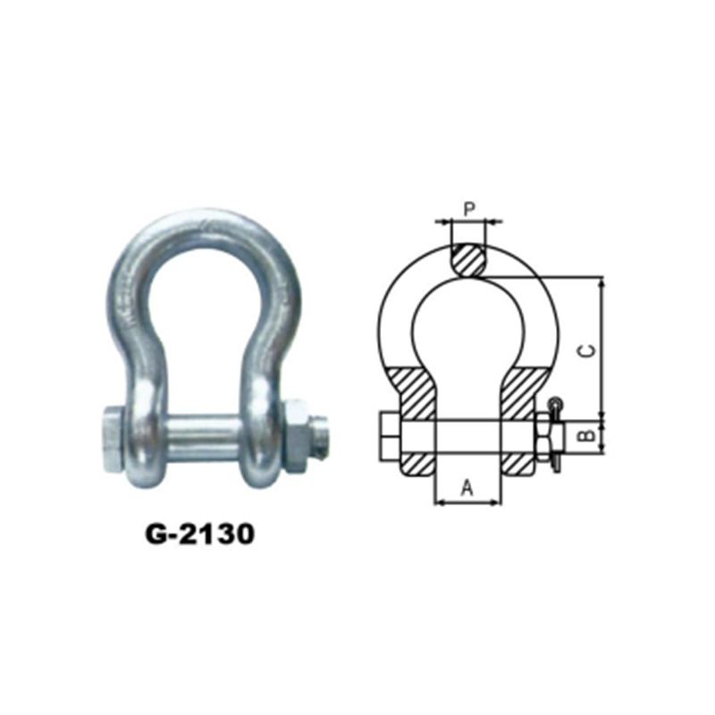 Us.Gesenkgeschmiedeter Ankerkettenschäkel G-2130 2150